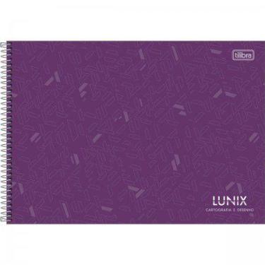 Imagem de Caderno de Cartografia e Desenho Milimetrado Lunix Espiral 60 Folhas -