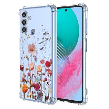Imagem de RRXSYXL Capa para Samsung Galaxy M54 5G, capa para Samsung Galaxy F54 com série de flores bonitas coloridas capa macia antiqueda para Samsung M54 5G, Samsung F54, linda flor