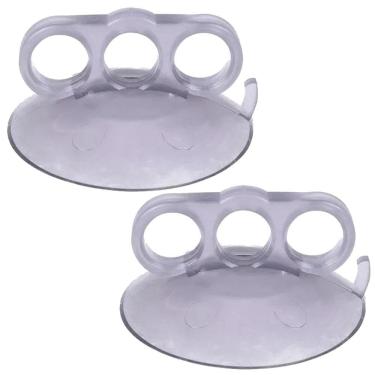 Imagem de Kit 2 Ventosa Garra 3 Dedos Cristal 110Mm Martelinho De Ouro