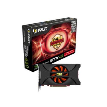 Imagem de Palit Placa de vídeo GeForce GTX460 768 MB 192-bit GDDR5 PCI Express 2.0 x16 HDCP Ready SLI suporta placa de vídeo Fermi NE5TX460FHD79