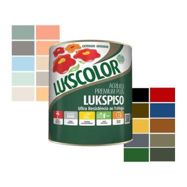 Imagem de Tinta Lukspiso Premium Plus Acrílico 900ml Lukscolor, Flamingo