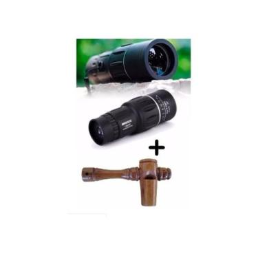 Imagem de Apito Pio De Madeira Inhambu 01 + Luneta Telescópio Pra Aves - Mundo d