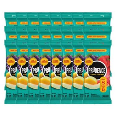 Imagem de Caixa Fechada Preservativo Prudence Cores E Sabores Com 24 Sachês