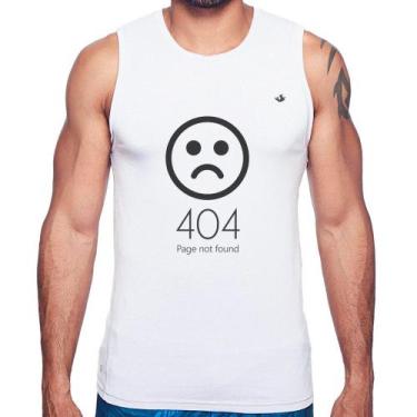 Imagem de Regata 404 Page not found - Foca na Moda, Branco, GGG