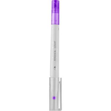 Imagem de Marca Texto Pastel Ponta Dupla com Carimbo - BRW, (ROXO-BEIJO)