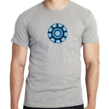 Imagem de Camiseta Reator Tony Stark  Blusa criança infantil juvenil adulto cami