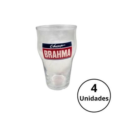 Imagem de Copo Brahma Pint 473ml kit com 4 unidades