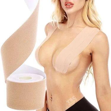 Imagem de Sutiã Adesivo Levanta Peito Seios Fita E Protetor De Mamilos - Boob Ta