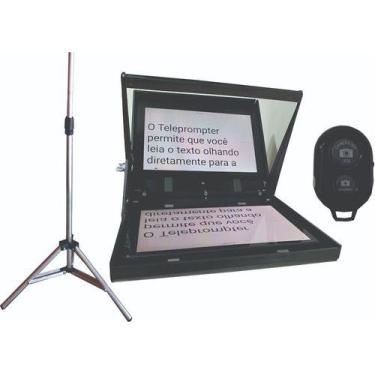 Imagem de Teleprompter Baby C/ Tripé + Controle Remoto Simples - Texano