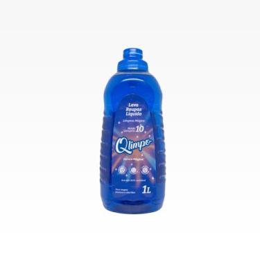 Imagem de SABÃO LAVA ROUPAS BLUE 1L QLIMPO (6 unidades)