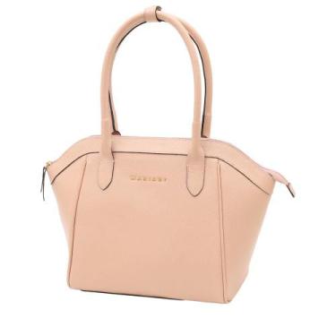 Imagem de Bolsa de Couro Mariart Petúnia, Creme