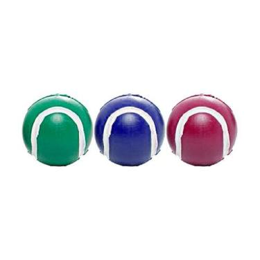 Imagem de Brinquedo LCM Cat Bola Mini Tênis para Gatos 3 Unidades - Cores Sortid
