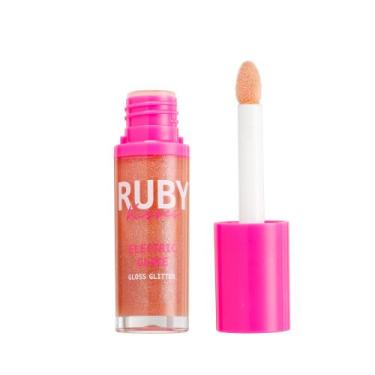 Imagem de Gloss Glitter Electric Glaze Ruby Kisses - Cor Blush Gold