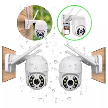 Imagem de Câmera Vigilancia Infravermelho Externa A Prova D água - JORTAN