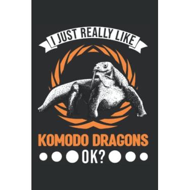 Imagem de Komodowaran Tagesplaner: I just really like Komodo Dragons/Kalender 2023 & 2024 / Wochenplaner Tagesplaner Planer/Planungsbuch To-Do-Liste / 6x9 Zoll / 100 ausfüllbare Seiten