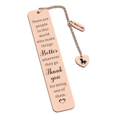 Imagem de Boss Lady Presentes de Natal para mulheres presentes legais de dia do chefe dama unicórnio presentes de agradecimento para mulheres chefe líder gerente mentor supervisor presente de aniversário de