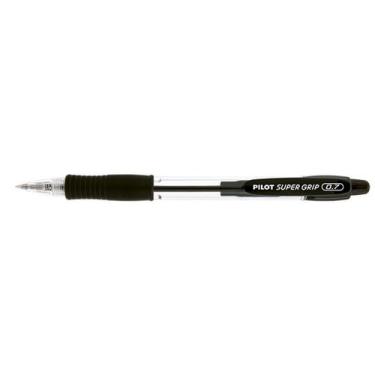 Imagem de Caneta Super Grip Bp-10r-F 0 7 Pilot 12 Unidades, Preto