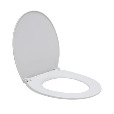 Imagem de Assento Plástico com Soft Close para Vaso Sanitário Aquarela Pingoo.casa - Branco