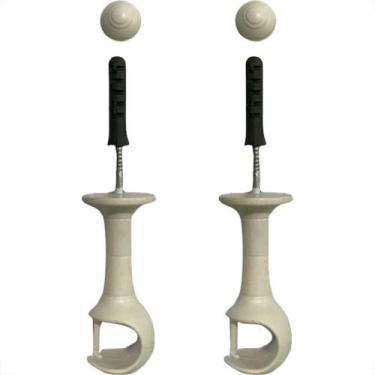 Imagem de Suporte P/Varao Cadiz 19Mm Branco - CADIZ DECORACOES