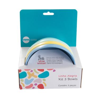 Imagem de Kit Sopeira Cheff Infantil 250ml Colorido em Polipropileno Linha Alegria