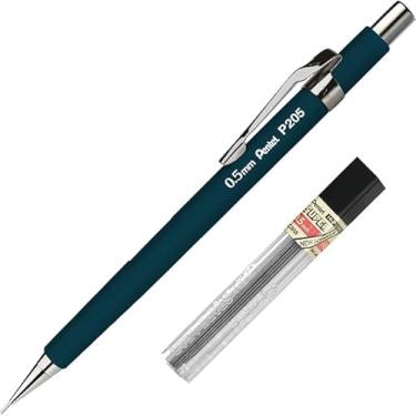 Imagem de Pentel Lapiseira P200 Cores Tradicionais Japonesas 0.5mm Aitetsuirô Azul + 1 Grafite SM/P205-JCM