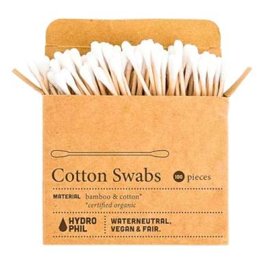 Imagem de Caixa 600 Unidades de Hastes Flexíveis de Madeira Algodão Sustentável Ecológico Eco