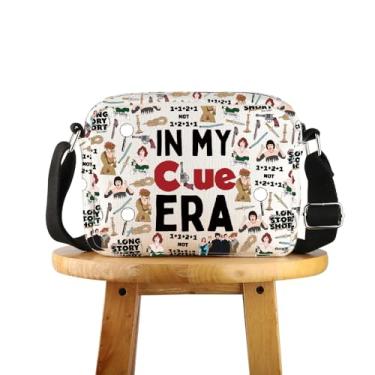 Imagem de POFULL Clue Movie Presente temático Murder Mystery Gift True Crime Junkie Gift Clue Weapon Gift In My Clue Era Bolsa Corssbody, Clue Era Hcorss