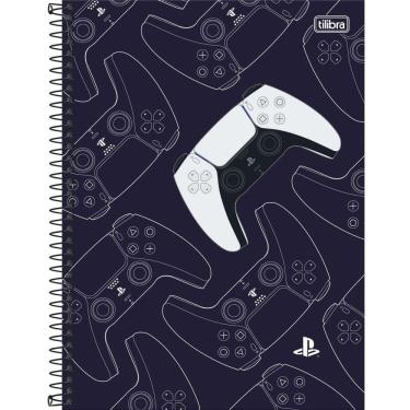 Imagem de Caderno Universitário PlayStation 10 Matérias 160 Folhas A4 Tilibra Capa Dura