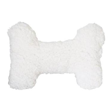 Imagem de Almofada Travesseiro Bebê Pet Ossinho Sherpa Palha - RIFFO STORE