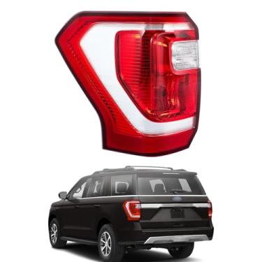 Imagem de labwork Lâmpada traseira de substituição para Expedition 2018-2021 Lente vermelha lado do motorista luz de freio de halogênio externo FO2800271 JL1Z13405G