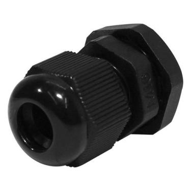 Imagem de Prensa Cabo M16 Preto Metaltex, Preto