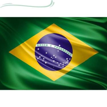 Imagem de Kit 6 Bandeiras do Brasil 1,50x0,90mt Oficial - WCAN