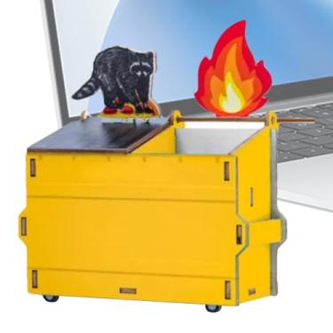 Imagem de Porta-lápis de, organizador de pincéis de maquiagem|Suporte de escova de fogo para lixeira colorida | Material escolar organizador de papelaria legal, copo de lápis multifuncional para negóc
