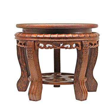 Imagem de Suportes de exibição de madeira, base de bonsai, base de vaso de madeira, pedestal de base elevada para pedra de bonsai, vaso de paletes de madeira, ornamentos de buda, suporte de exibição base de