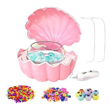 Imagem de Máquina de fabricação de pulseira, girador de pulseira | Giratória da cintura da da concha elétrica,Máquina de contas ajustável Charging USB Jewelry Maker para tecelagem de colar de criação