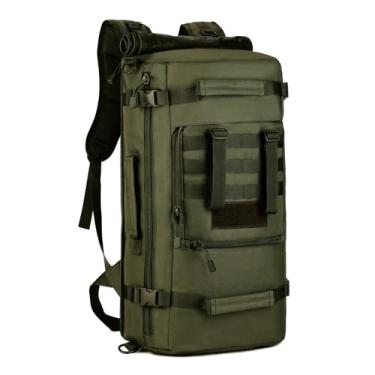 Imagem de Mochila modular tática militar de ataque MOLLE 50L da Huntvp, Dark Green, 50L