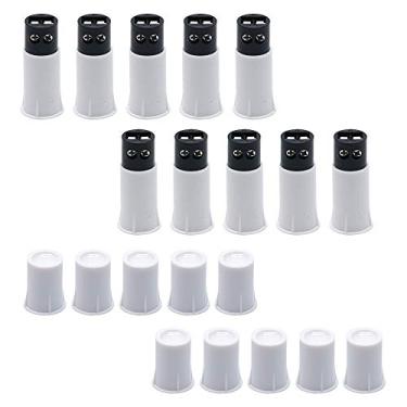 Imagem de Augiimor 10 conjuntos de alarme embutido MC-33C interruptor magnético de palheta sistema de segurança NC normalmente aberto para sensor de porta e janela