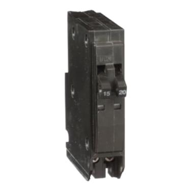 Imagem de Schneider Electric Disjuntor Square D By, Qot1520Cp Preto, 1 X 15 Amp, 1 X 20 Amp