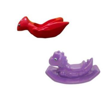 Imagem de Kit Balanço e Gangorra Dino - Playground Infantil ao Ar Livre - valent