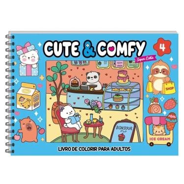 Imagem de Livro Para Colorir Cute & Comfy 21,5X15,7 Cm Em Papel