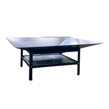 Imagem de Lareira Externa 100Cm Jardim A Lenha Aquecedor Fogueira - Lazer E Você