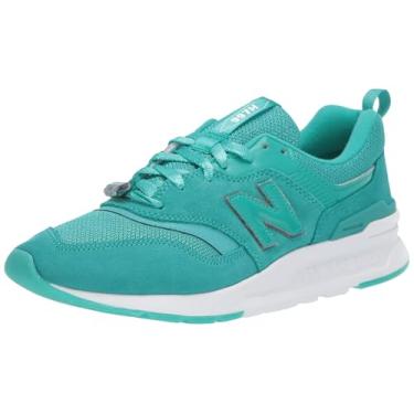 Imagem de New Balance Tênis feminino 997H V1, Verdite/Branco, 5.5