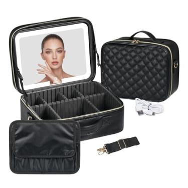 Imagem de BEAUTY CASE Bolsa de maquiagem feminina, Preto, Bolsa de maquiagem