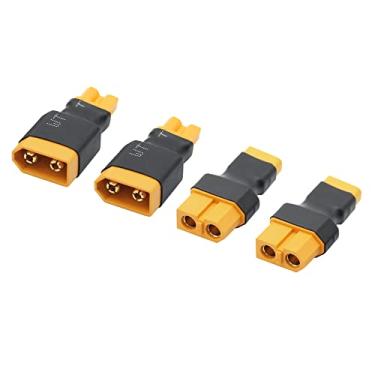 Imagem de Maixbomr Adaptador Macho E Fêmea Xt60 Para Xt30, 2 Pares, Conector Sem Fio Plugue Drone Fpv Rc, Carregador De Bateria Lipo Nimh (4 Peças)