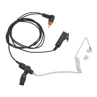 Imagem de Fone de ouvido de vigilância de tubo acústico com microfone PTT com isolamento de ruído para fone de ouvido de segurança compatível com rádios Motorola SL300 SL3500e SL7550 TLK100 TLK110 Series