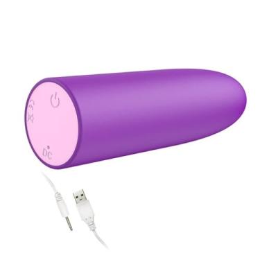 Imagem de Vibrador Personal Recarregavel Prova d'água Super Potente Design compacto(ROXO)