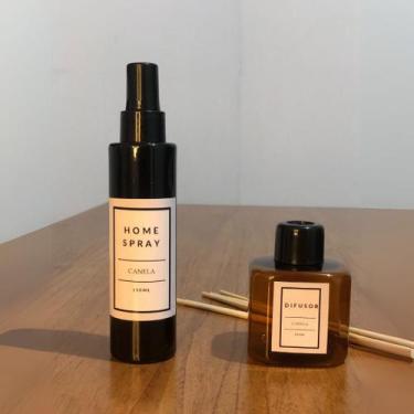 Imagem de Kit Cheirinho Para Casa Com Difusor Aromatizador + Vareta E Home Spray