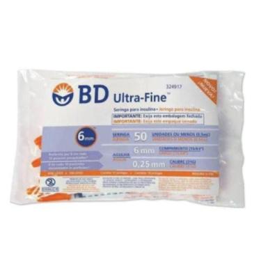 Imagem de Seringa Para Insulina 50Un 06 X 0,25 10Un Ultra-Fine - Bd