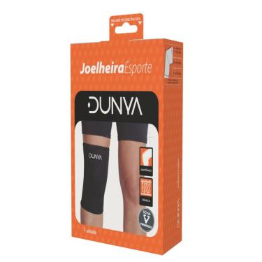 Imagem de Joelheira Dunya Esporte Preto G 1 Unidade
