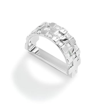 Imagem de YYBONNIE Anel masculino de cristal cintilante, fecho de gravata, prendedor de gravata, acessórios de gravata com caixa para presente de joias de casamento, Dourado, G